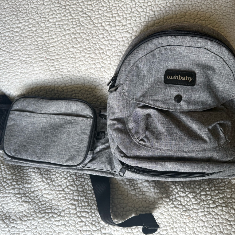 Tushbaby Gray Kids Accessory Bag